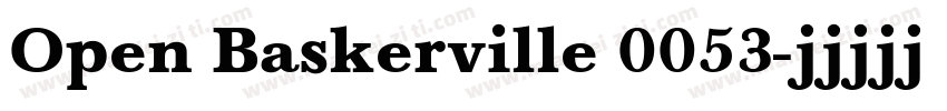 Open Baskerville 0053字体转换